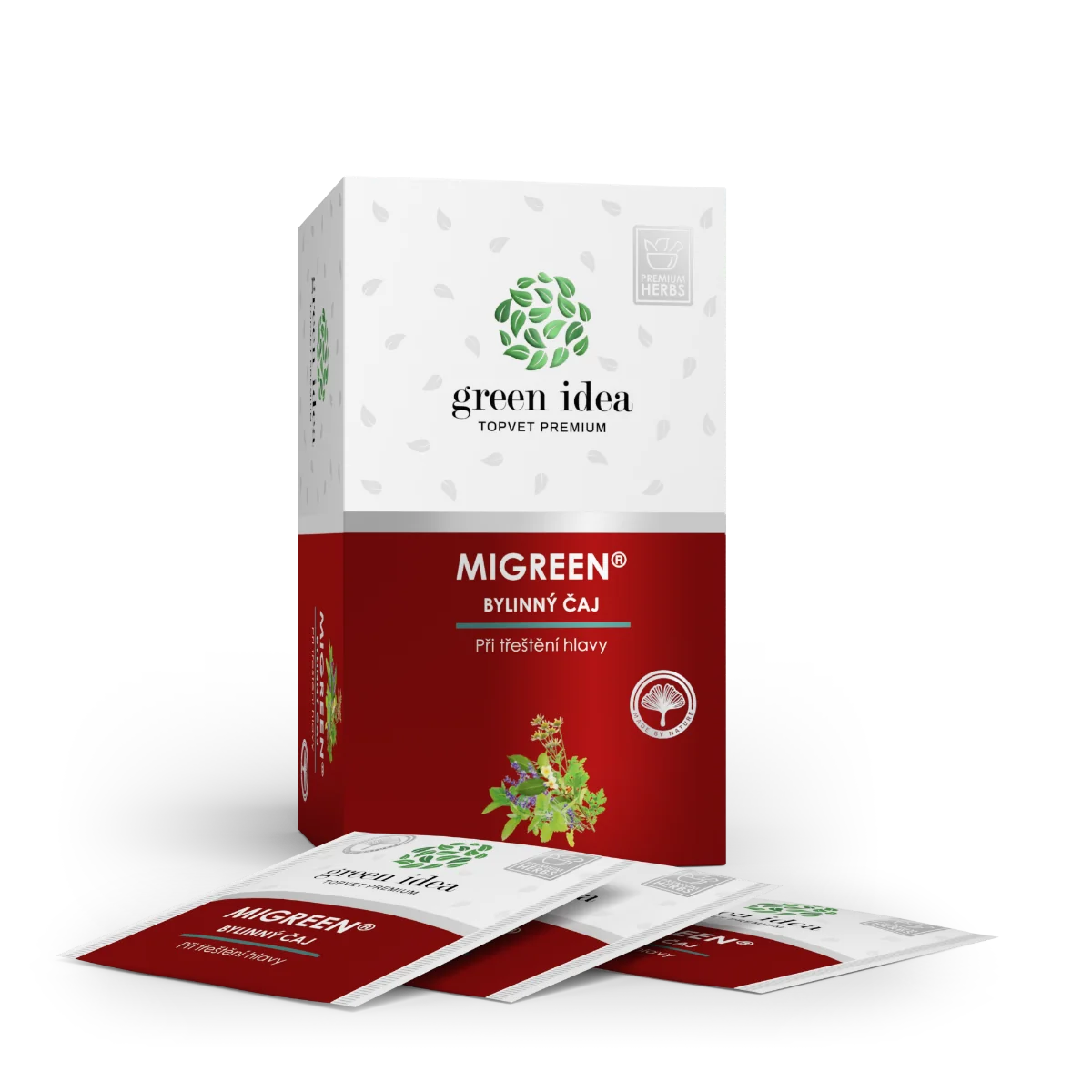 Green idea Migreen bylinný čaj 20x1,5 g