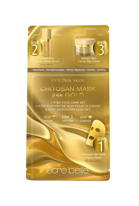être belle Golden Skin 3-step set maska 1 ks
