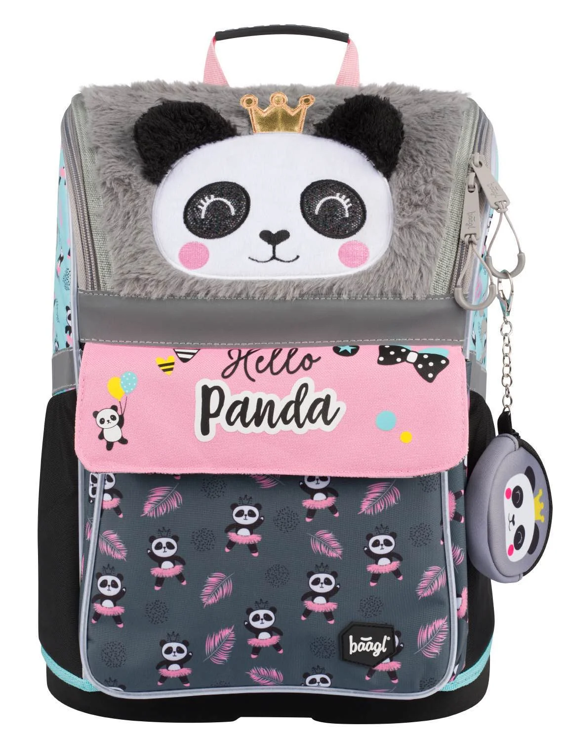 Baagl Školní set Zippy Panda III