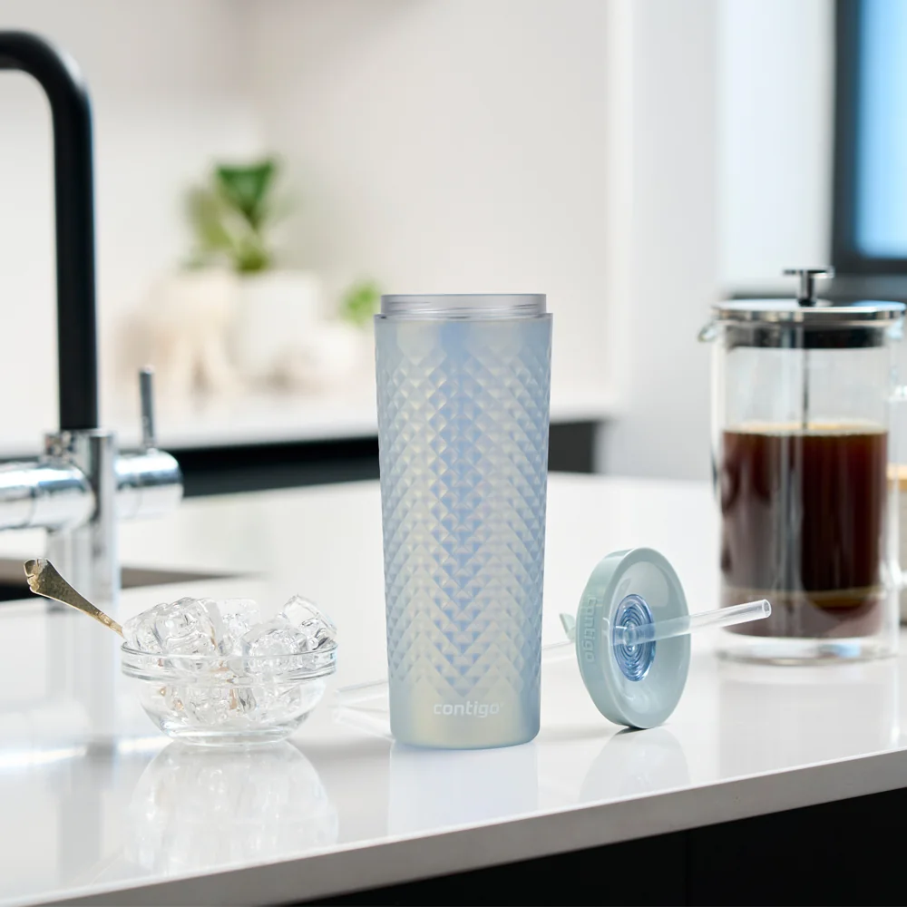 Contigo Láhev na pití Autoclose Tumb 590 ml třpytivě modrá