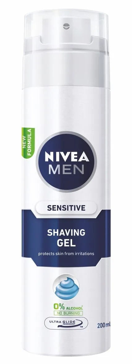 Nivea Men Sensitive gel na holení pro citlivou pleť pro muže 200 ml