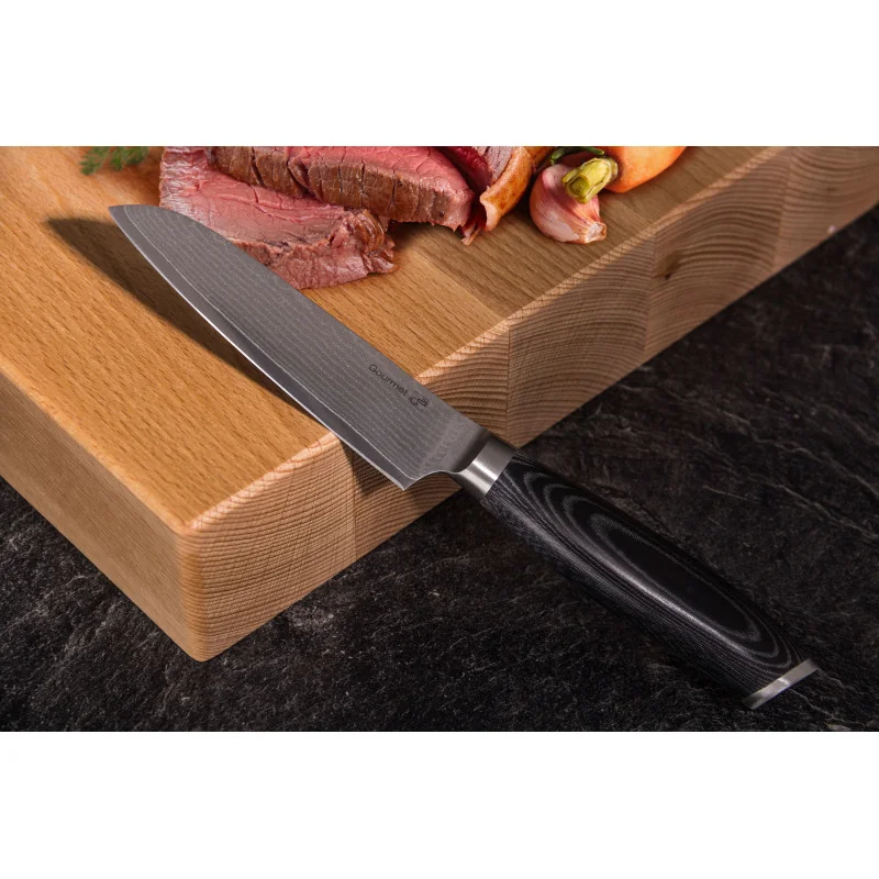 G21 Nůž Gourmet Damascus 13 cm, Santoku