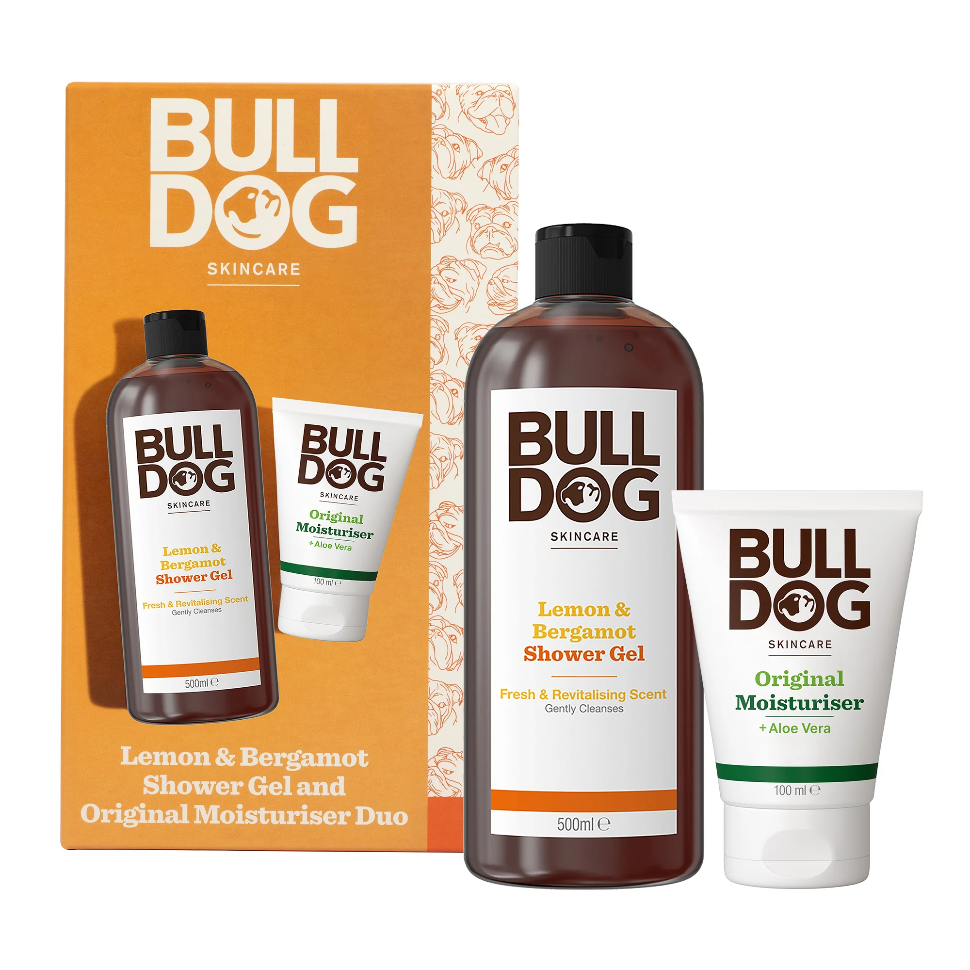 Bulldog Lemon&Bergamot Moisturiser Set pánský dárkový set