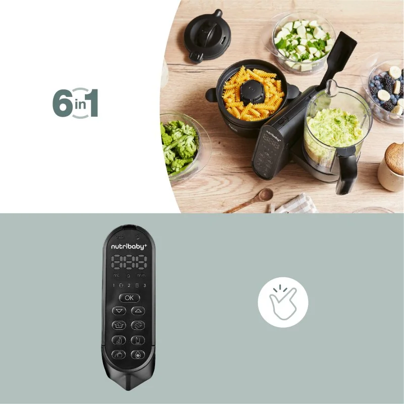 Babymoov multifunkční přístroj Nutribaby+ XL Mineral Black