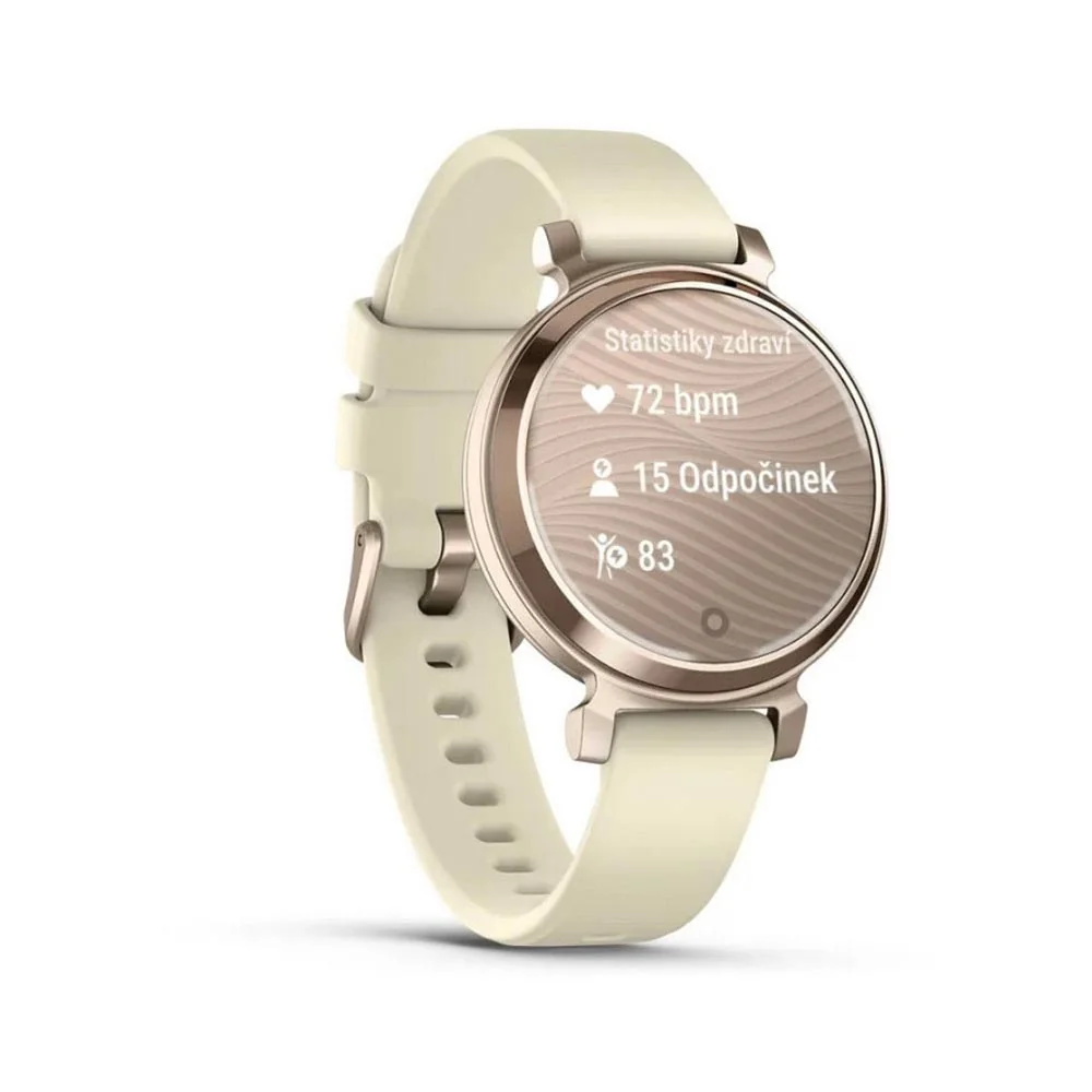 Garmin Lily 2 Silicone Band chytré hodinky Cream Gold/Coconut