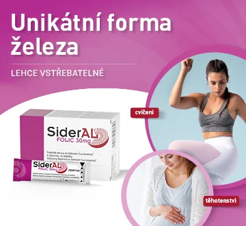 Unikátní forma železa. SIDERAL Folic 30 mg Unikátní forma železa. SIDERAL Folic 30 mg