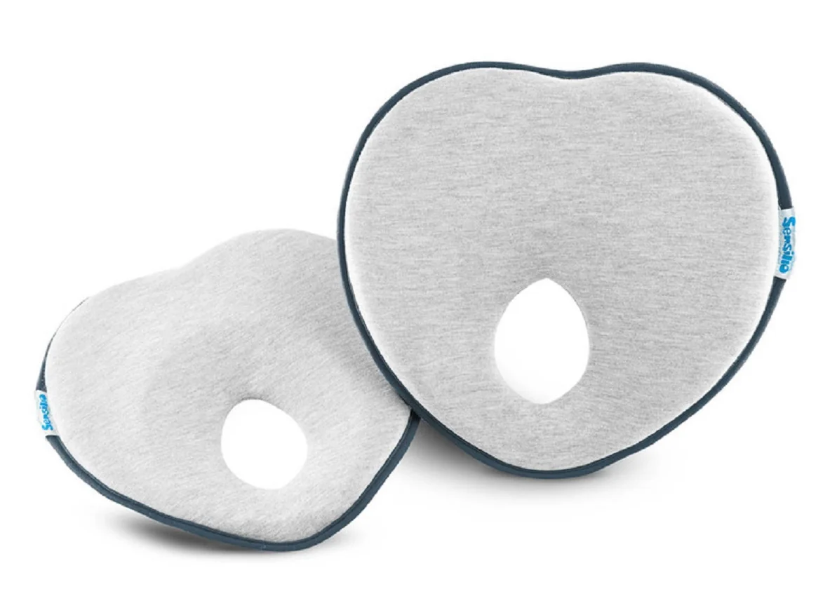 SENSILLO Ergonomický, tvarující polštářek pro miminko - šedý, grafit