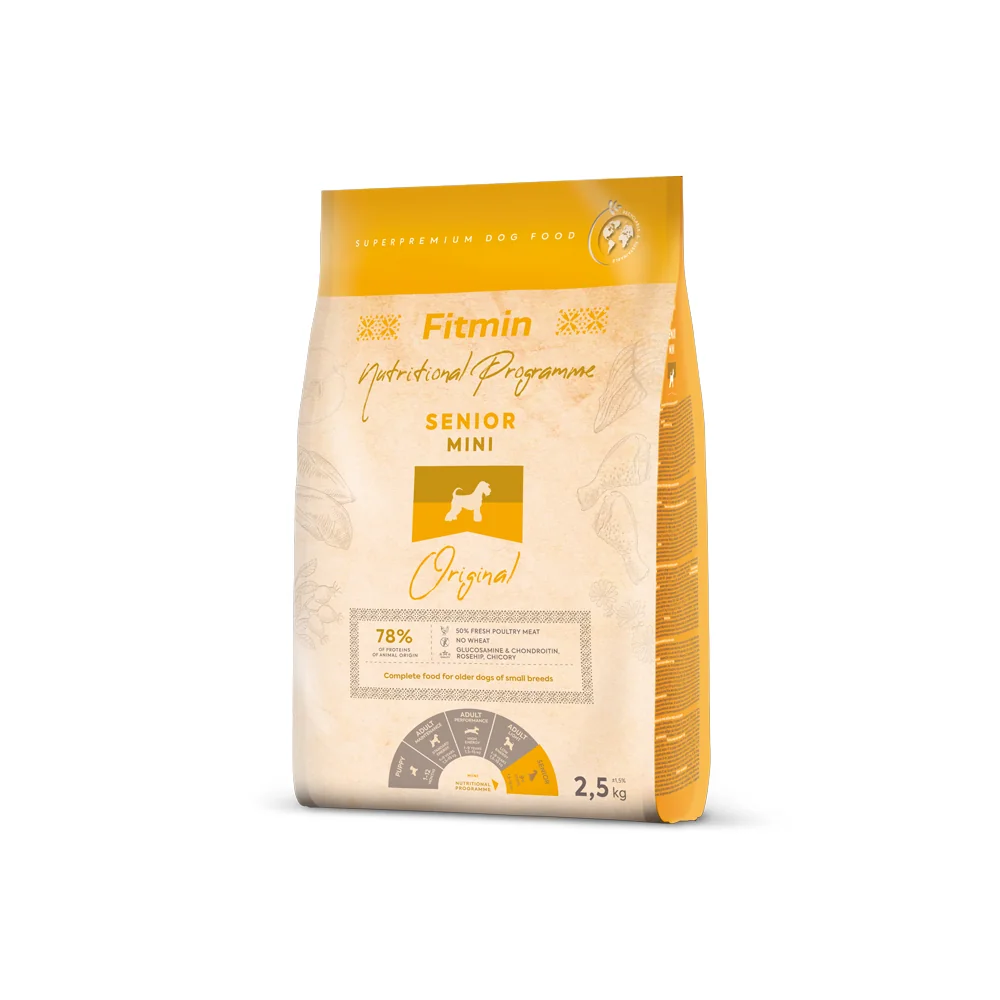 Fitmin Mini Senior krmivo pro malé psy 2,5 kg