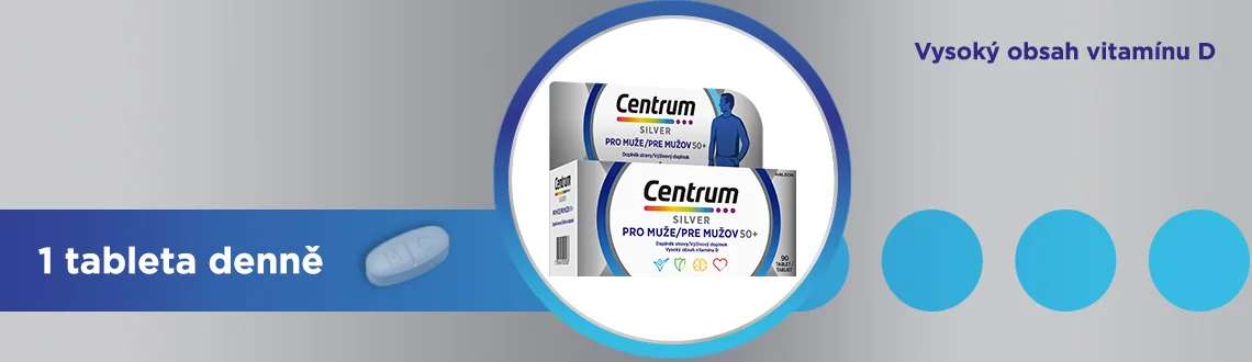 Centrum pro muže 50+ 1 tableta denně Centrum pro muže 50+ 1 tableta denně