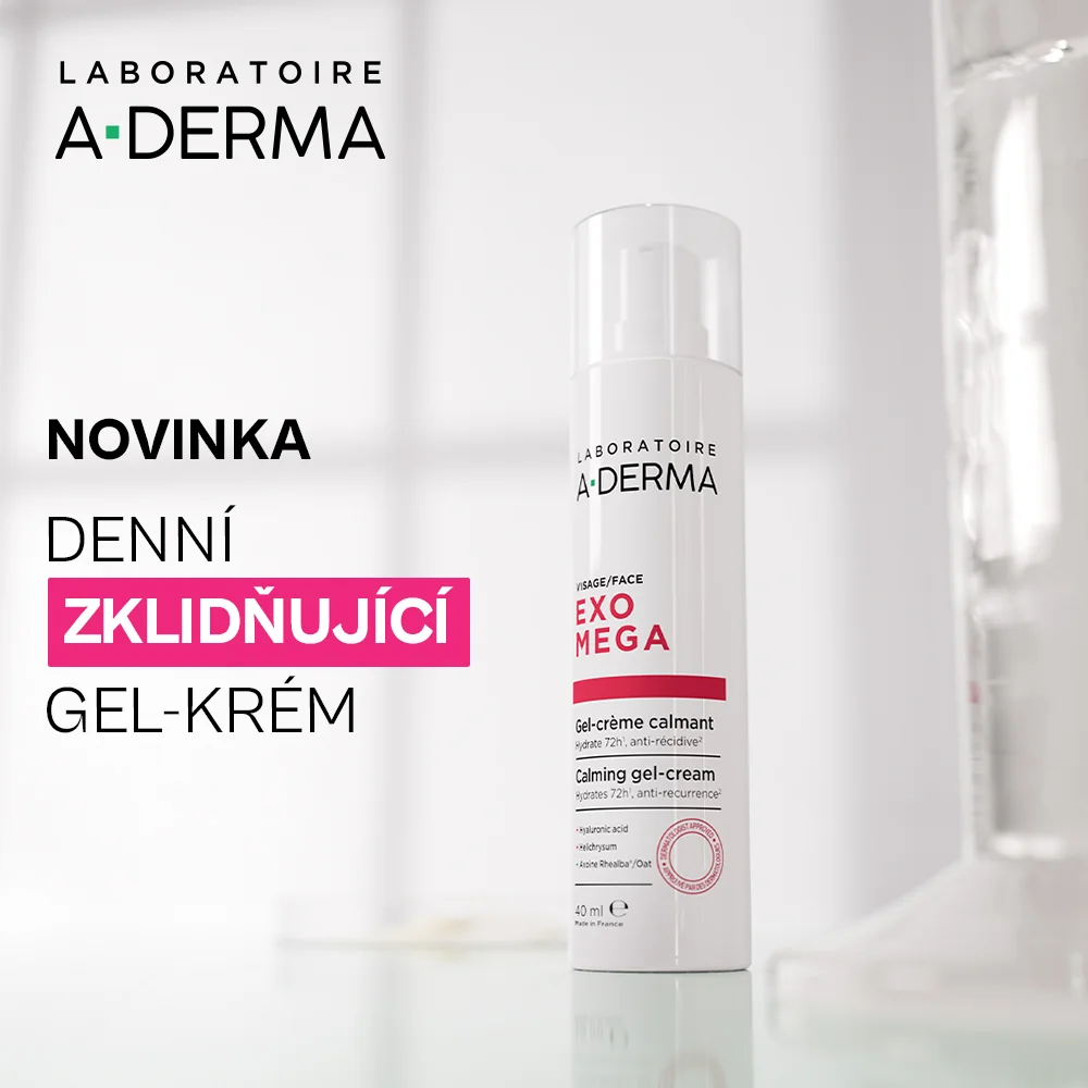 A-Derma Exomega Zklidňující gel-krém 40 ml