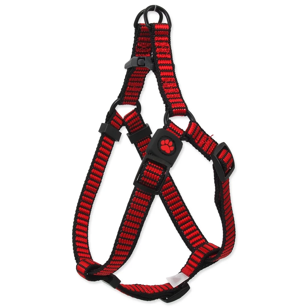 Active Dog Postroj Premium M červený 2x53-77cm
