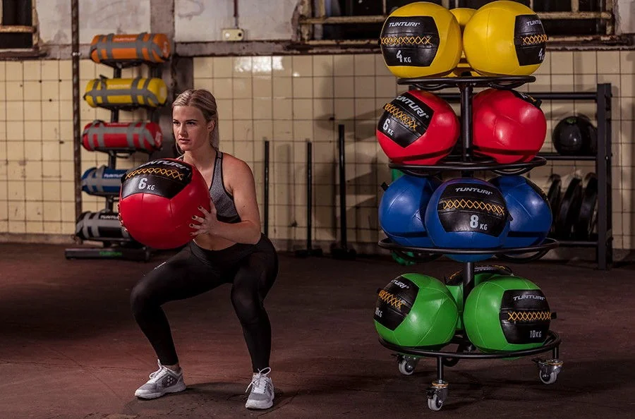 Tunturi Míč pro funkční trénink Wall ball varianta 10 kg zelený