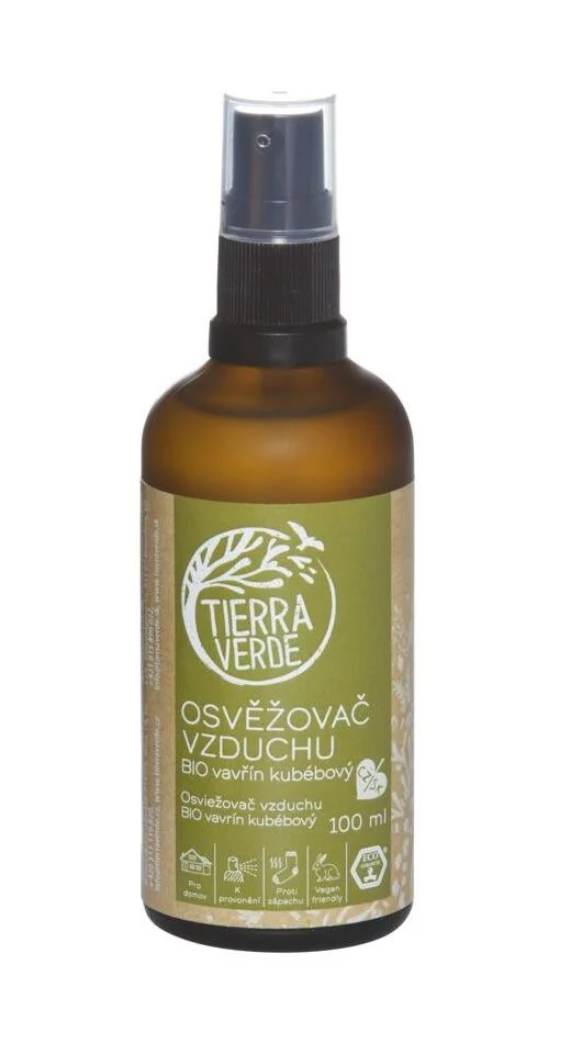 Tierra Verde Osvěžovač vzduchu BIO vavřín kubébový 100 ml