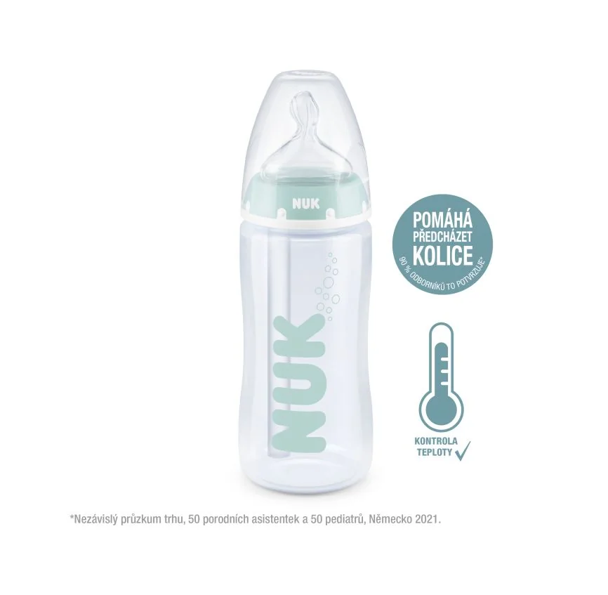 NUK FC+ Anti-colic Láhev s kontrolou teploty 300 ml 1 ks