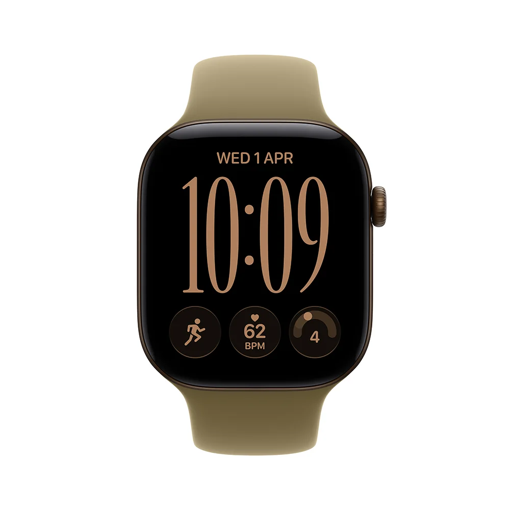 Apple Watch Series 12 46mm D.Bronze, Olive SB, M/L chytré hodinky