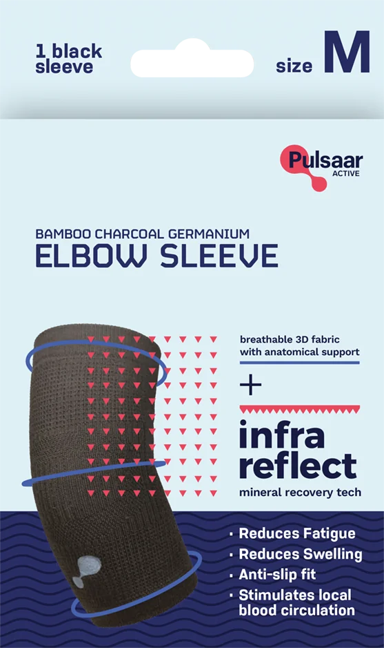 Pulsaar Active Bandáž na loket s bambusovým uhlím a germaniem vel. M 1 ks