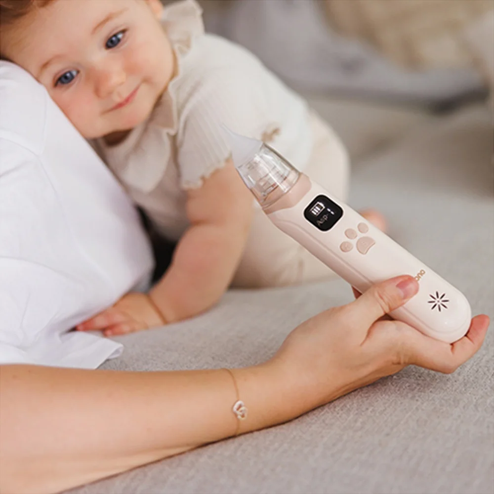 Babyono Odsávačka nosních hlenů elektronická USB nabíjení 1 ks