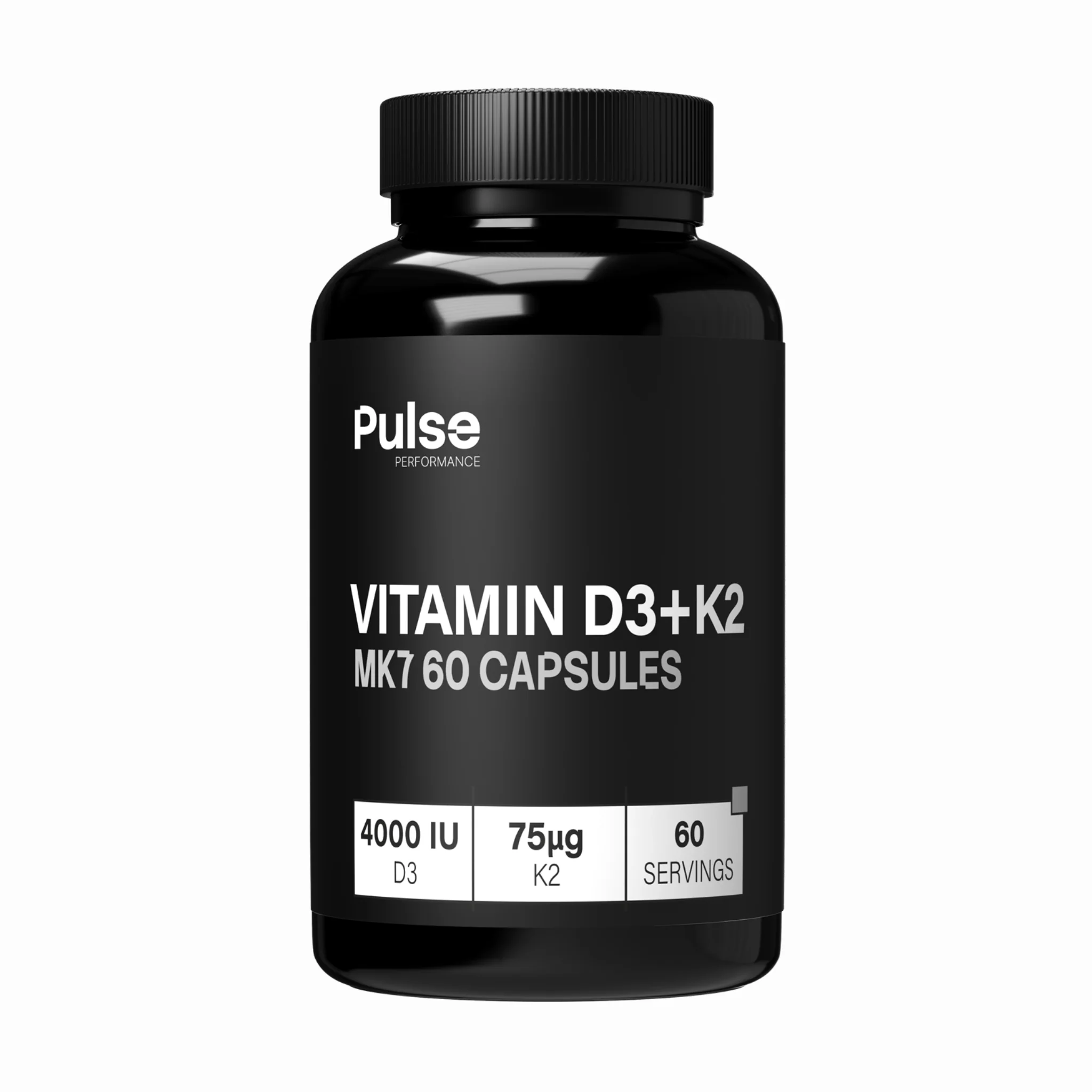 Pulse Performance Vitamin D3+K2 60 kapslí