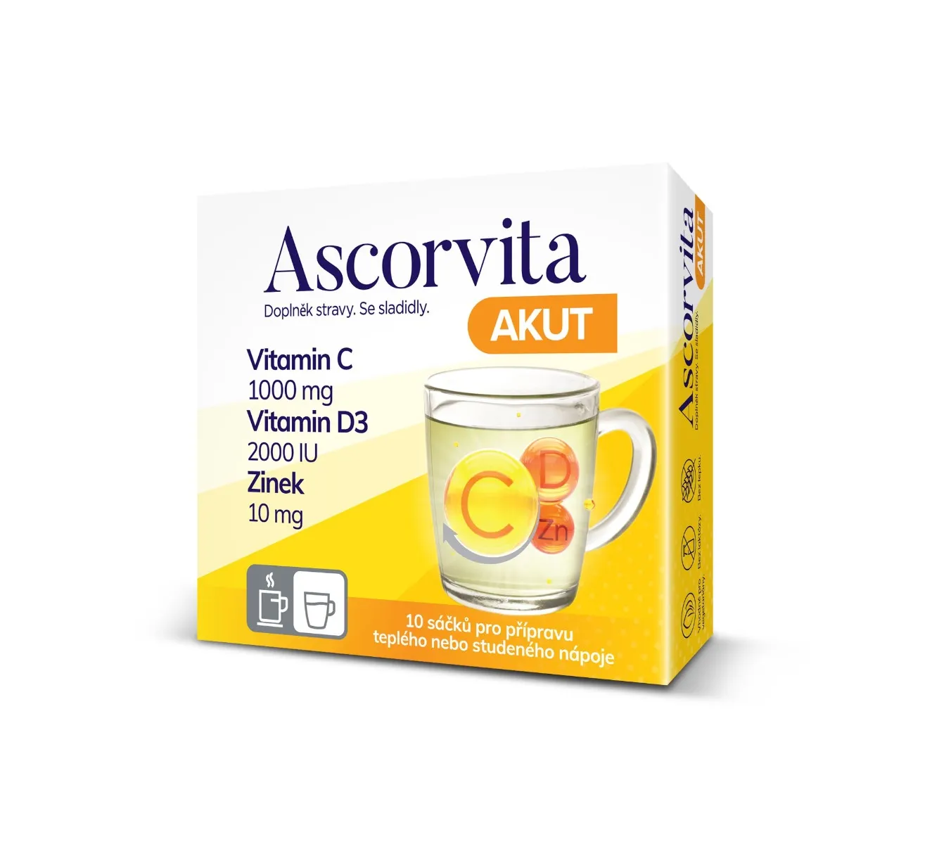 Ascorvita AKUT nápoj 10x3 g