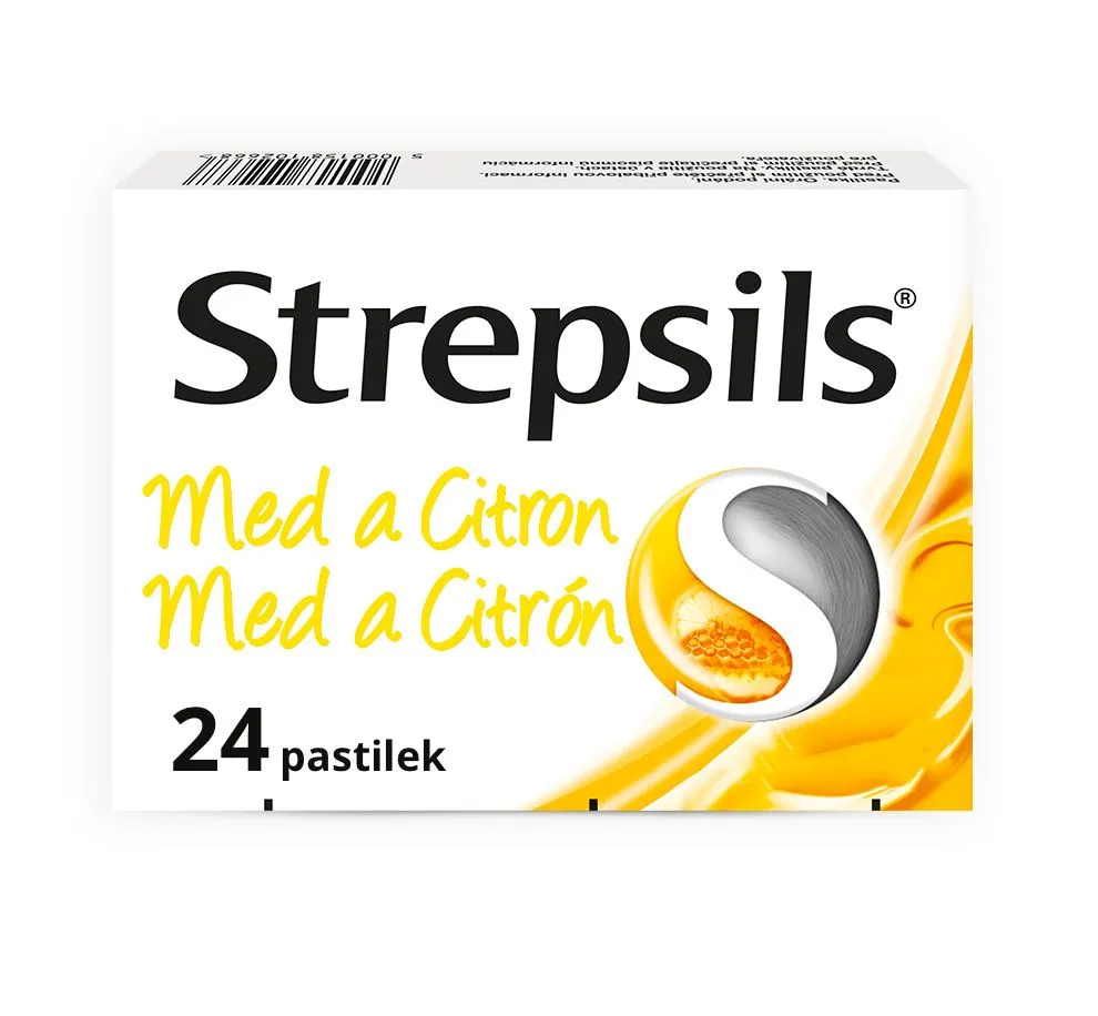 Strepsils Med a citron 24 pastilek