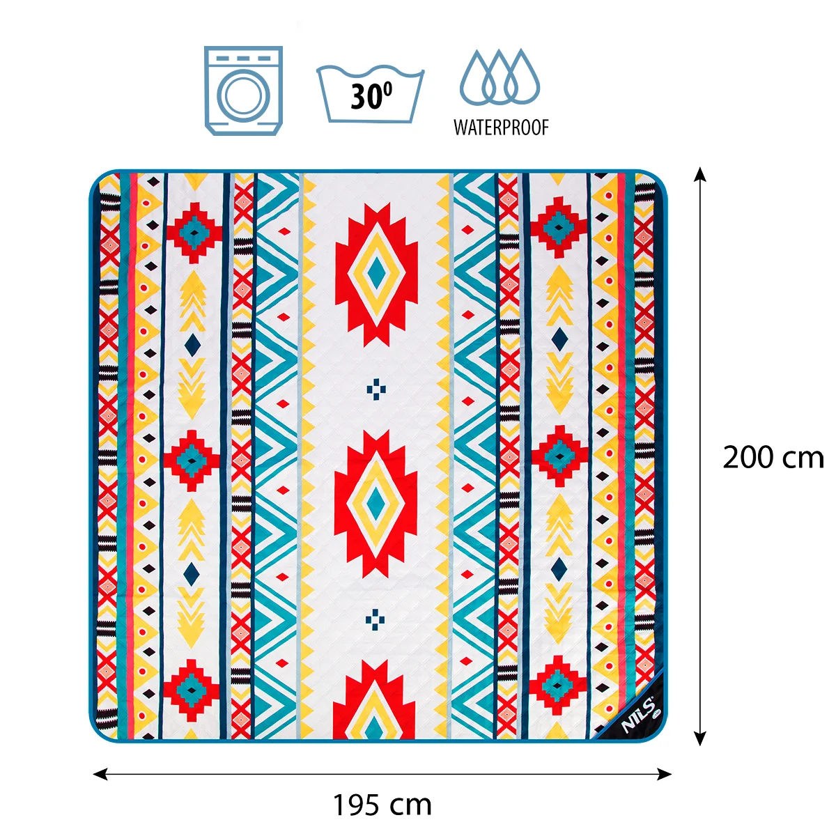 Nils Pikniková deka NC8022 Aztec