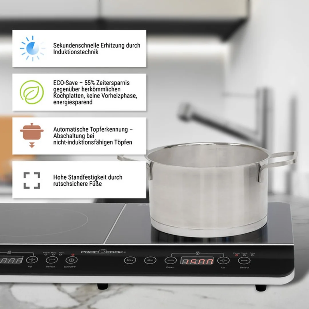 ProfiCook DKI 1067 indukční dvouplotýnka