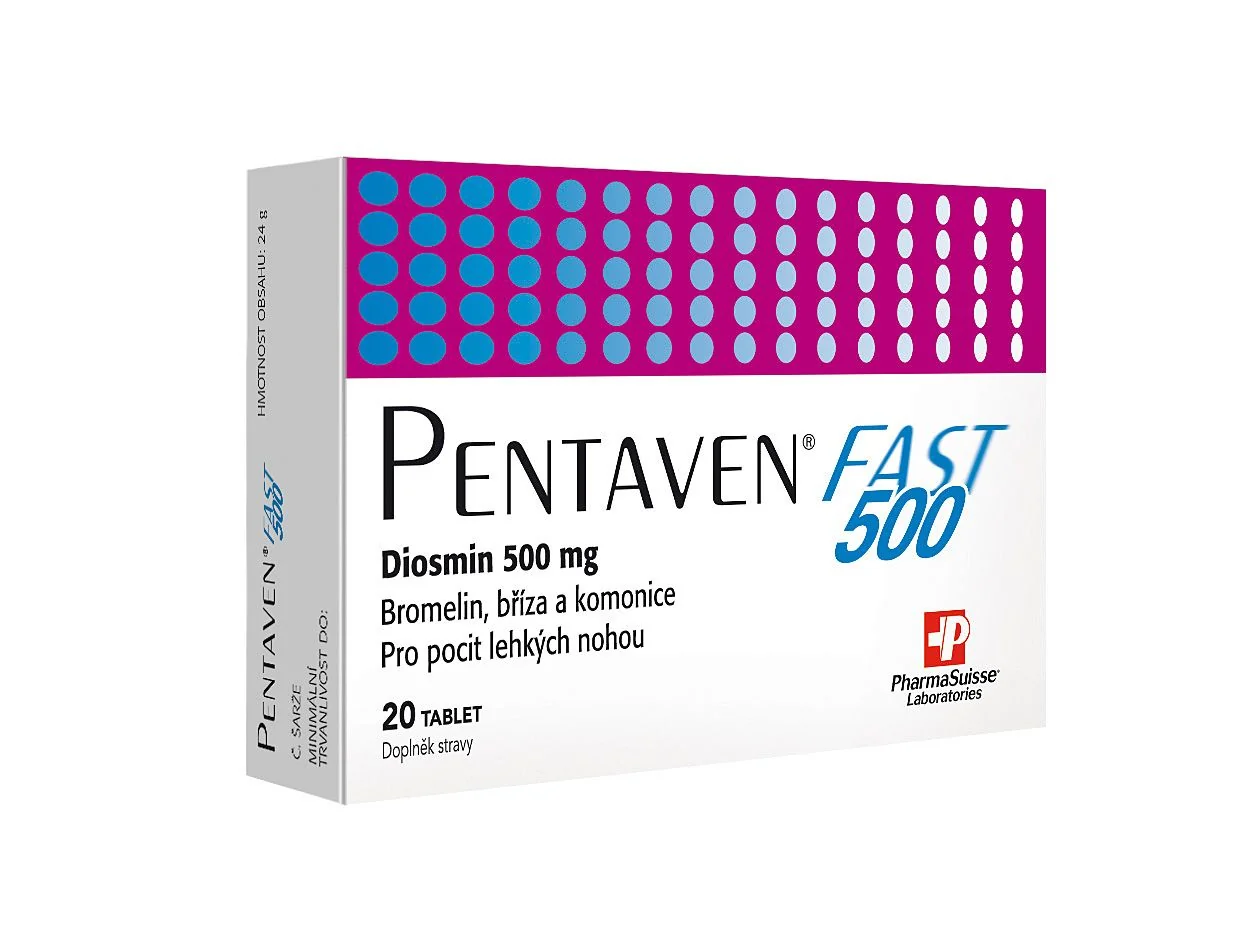 PharmaSuisse PENTAVEN FAST 500 20 tablet