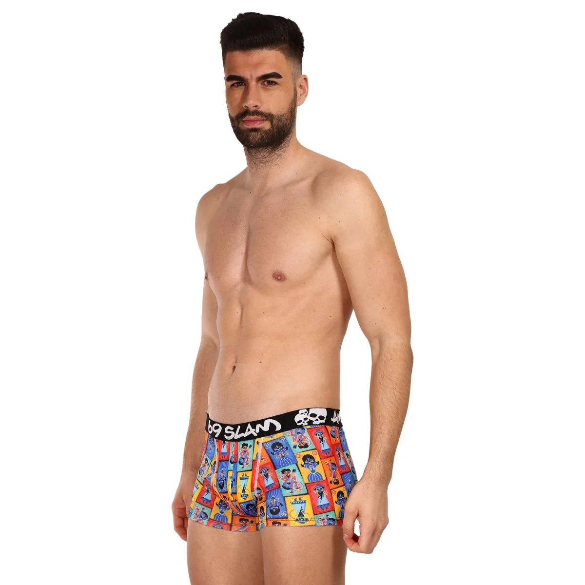 69SLAM Pánské boxerky hip mex card mason (MSYMAD-PO) XL