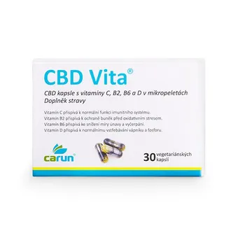 Carun Pharmacy CBD Vita s vitaminy C+B2+B6+D 30 kapslí