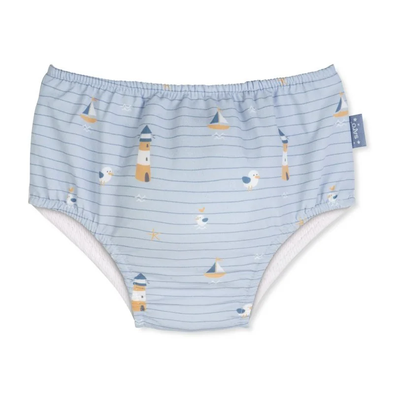 Saro Baby plenkové plavky s UV ochranou (12-18m) Navy Hugs