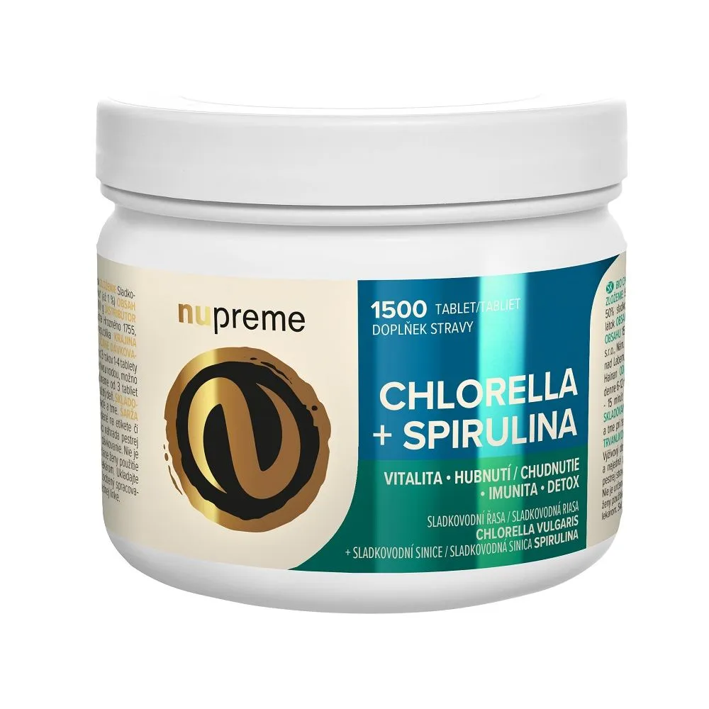 Nupreme Chlorella + Spirulina 1500 tablet