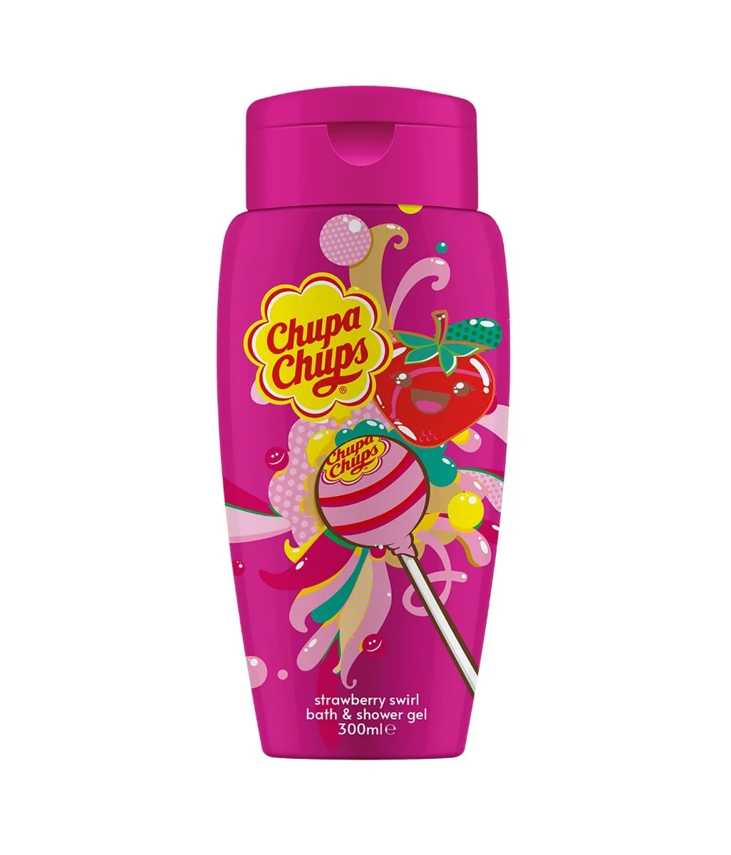 Corsair Chupa Chups Jahoda sprchový gel a pěna do koupele 300 ml