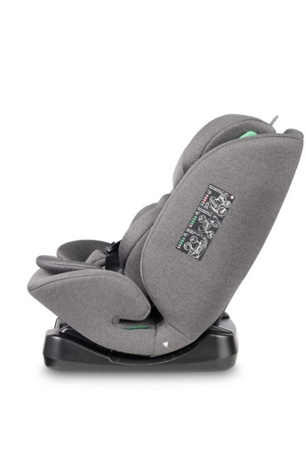 Caretero Dětská autosedačka Mundi i-Size, šedá, 40–150 cm