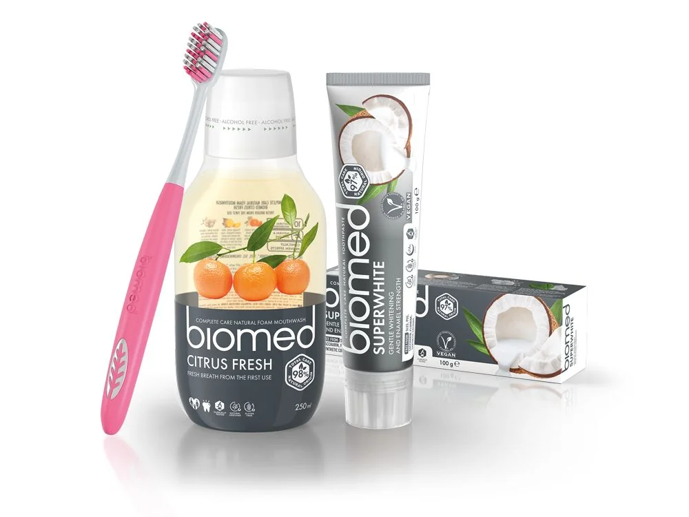 BIOMED Superwhite & Citrus Fresh vánoční set