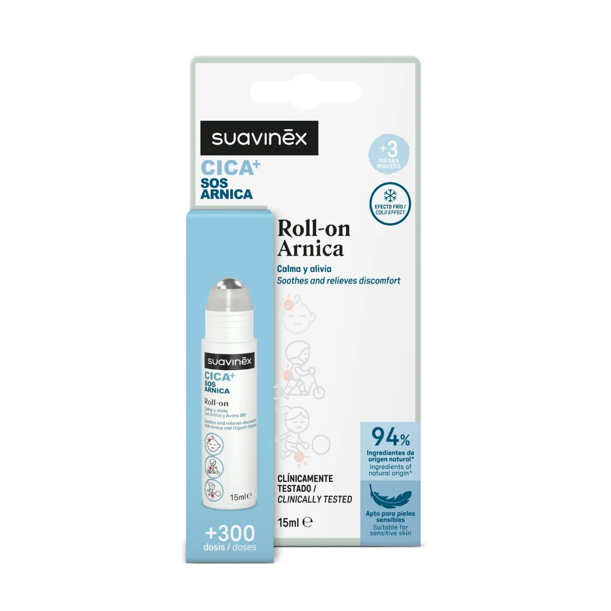Suavinex CICA arnika roll-on zklidňující 15 ml