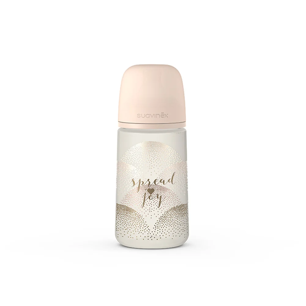 Suavinex Kojenecká fyziologická láhev M srdce 270 ml