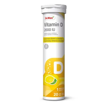 Dr.Max Vitamin D 2000 IU 20 šumivých tablet