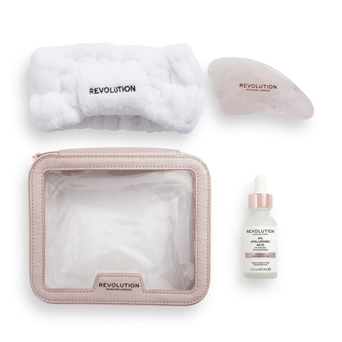 Revolution Skincare Hyaluronic Acid Collection Set sada péče o pleť 3 ks