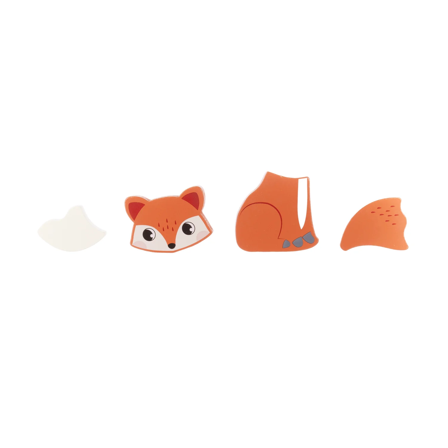 Zopa Dřevěné puzzle malé, Fox 4