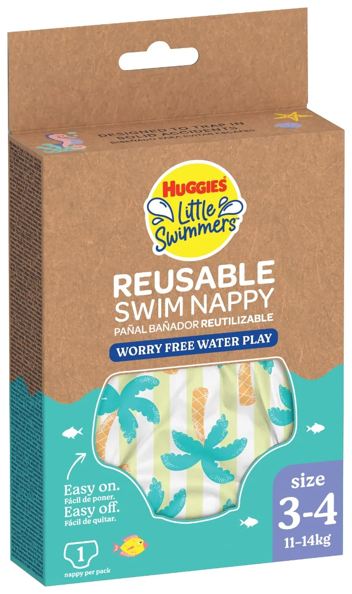 Huggies Little swimmers Nappy 3–4 pratelné koupací plavky 11–13 kg