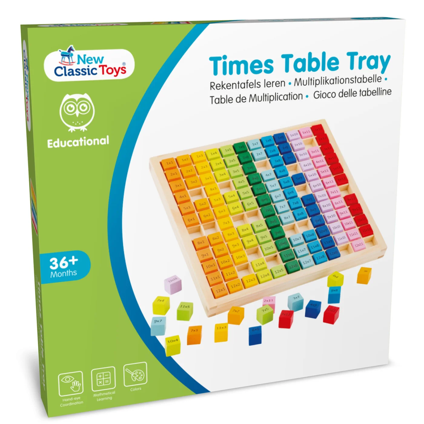 New Classic Toys Vzdělávací hra - tabulka s násobilkou