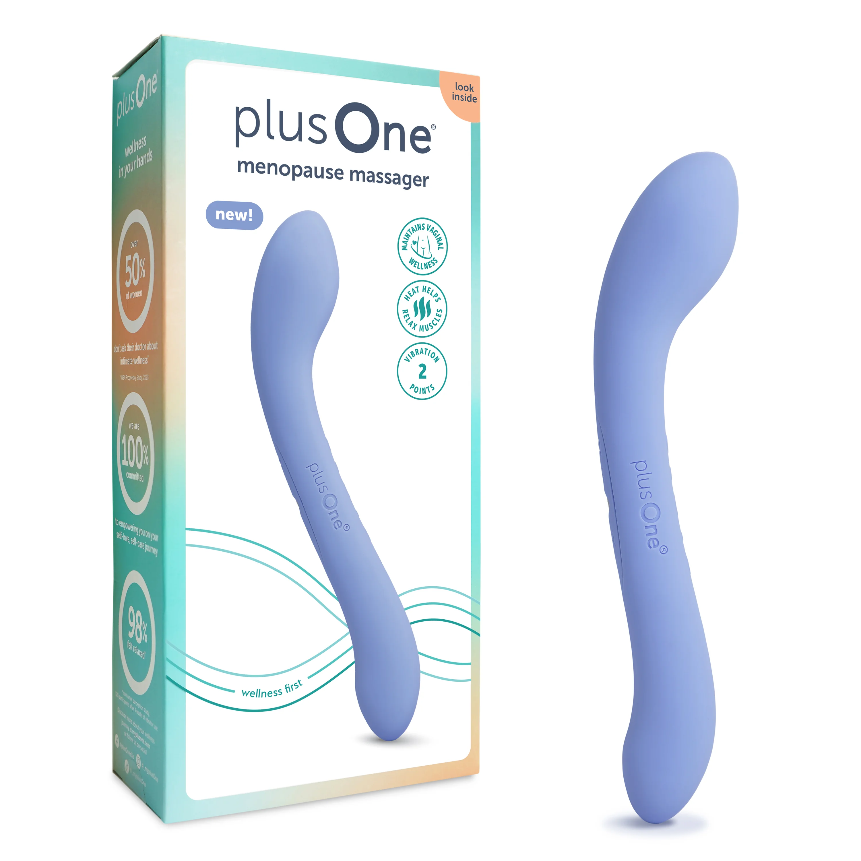 PlusOne Relaxační masér Meno Glow Pro menopauzu