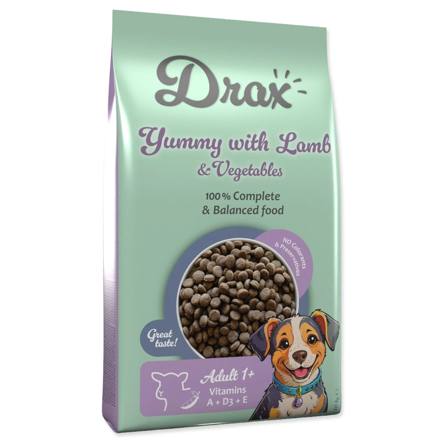 Drax Krmivo Adult s jehněčím a se zeleninou 10kg