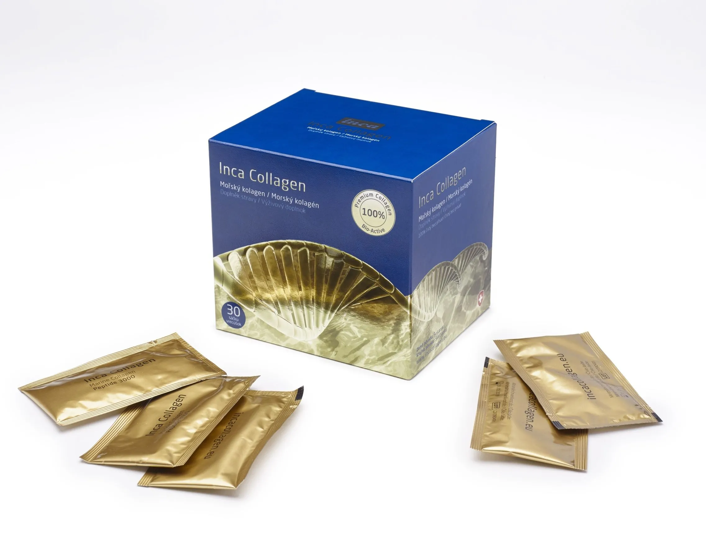 Inca Collagen bioaktivní mořský kolagen v prášku 30 sáčků