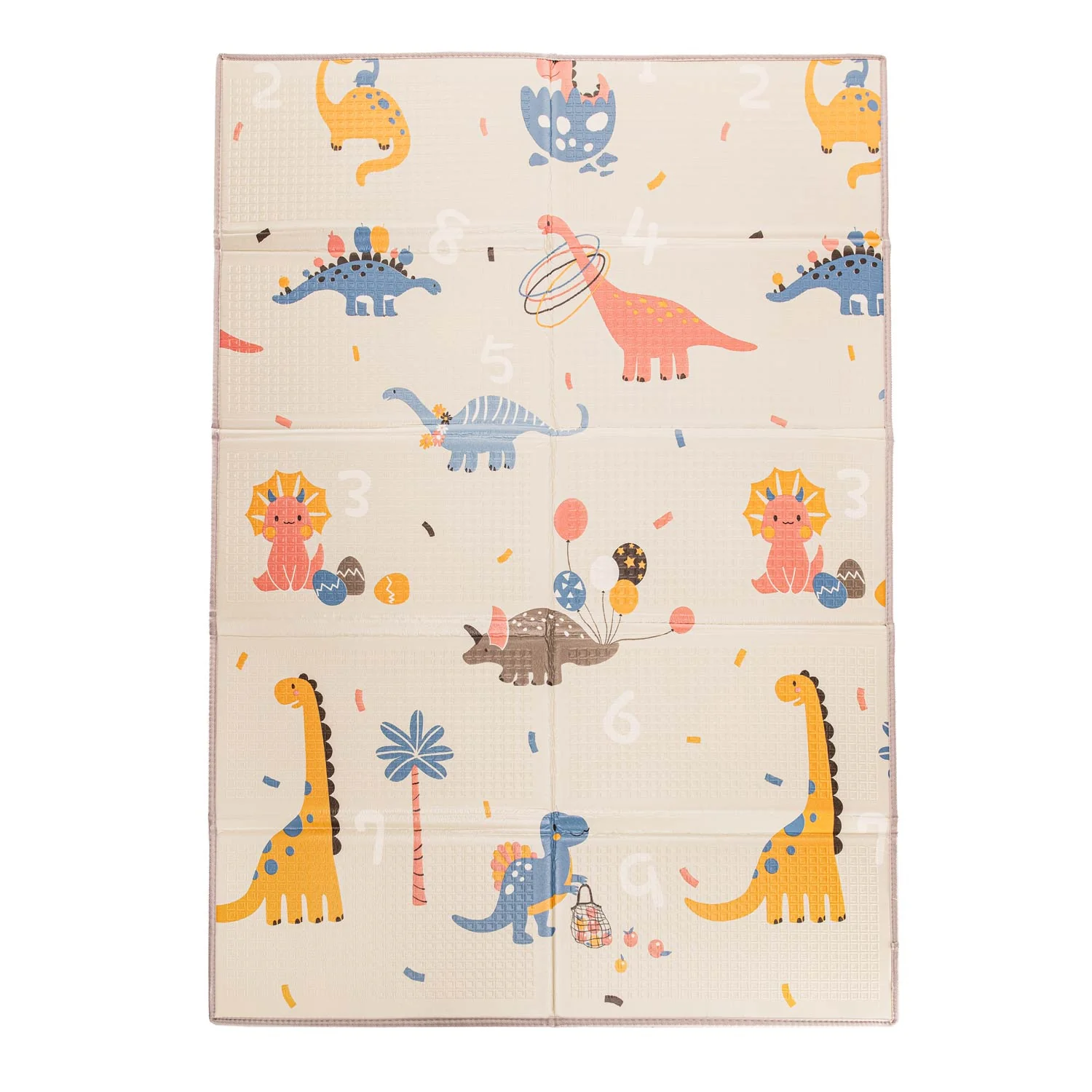 Zopa Multifunkční pěnová skládací podložka oboustranná 180x120, Dino 3