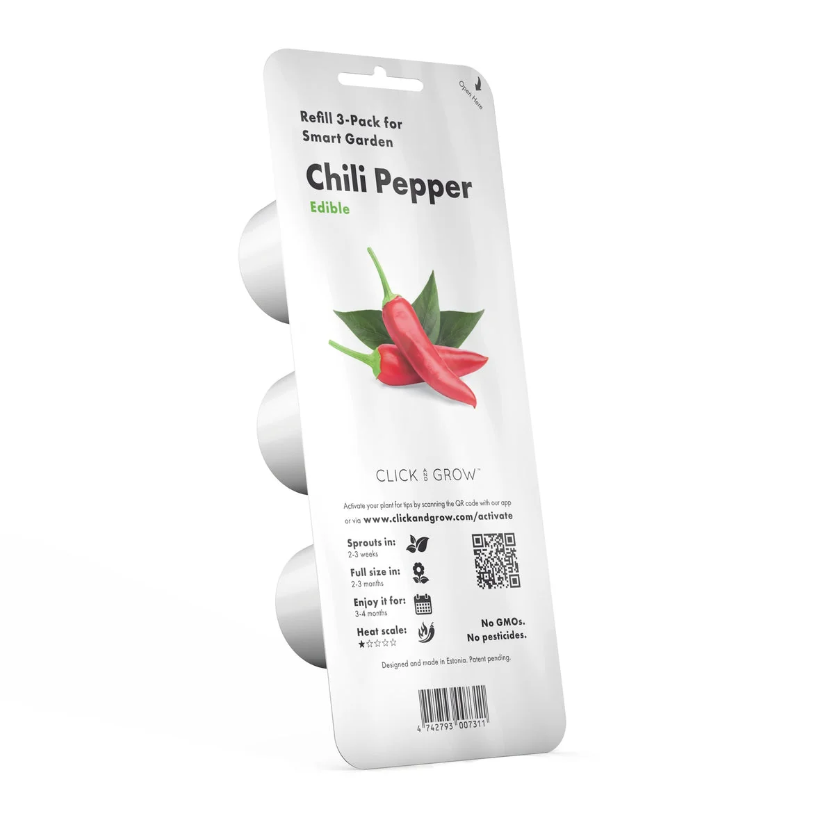 Click & Grow Náplň pro chytré květináče 3 ks - chilli papričky