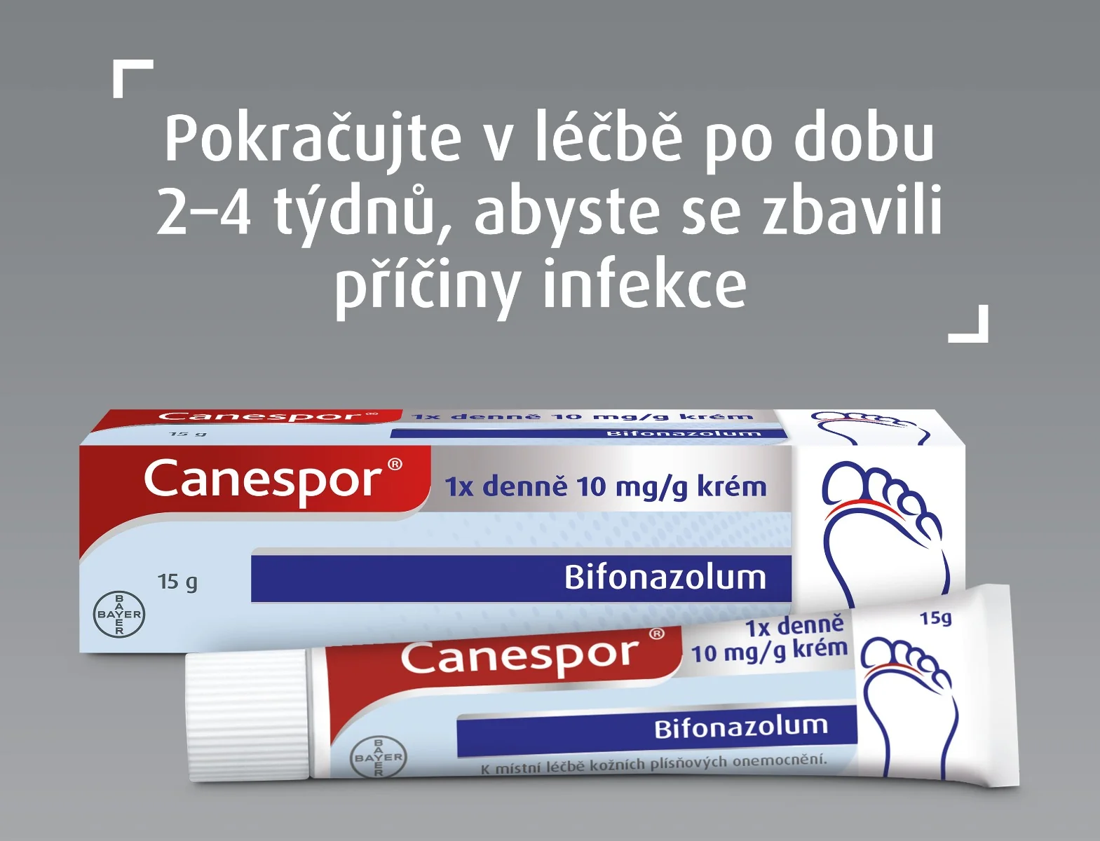 Canespor 1x denně krém 15 g
