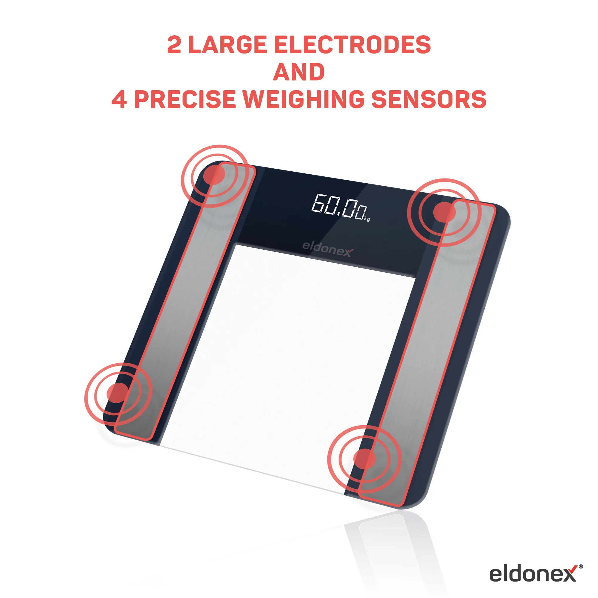Eldonex BODYFIT PRO digitální osobní váha černá
