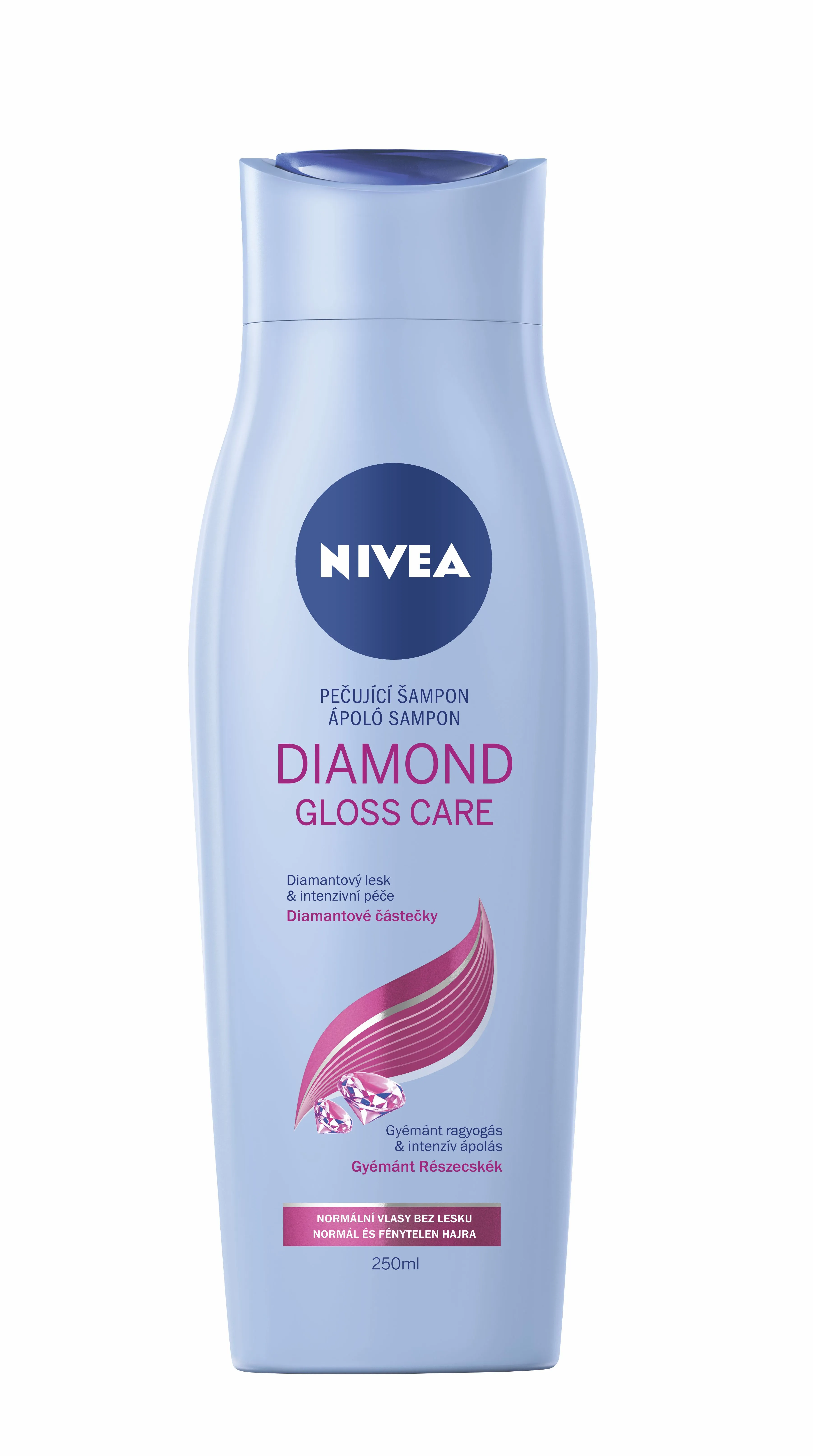 Nivea Diamond  Gloss Care šampon  250 ml