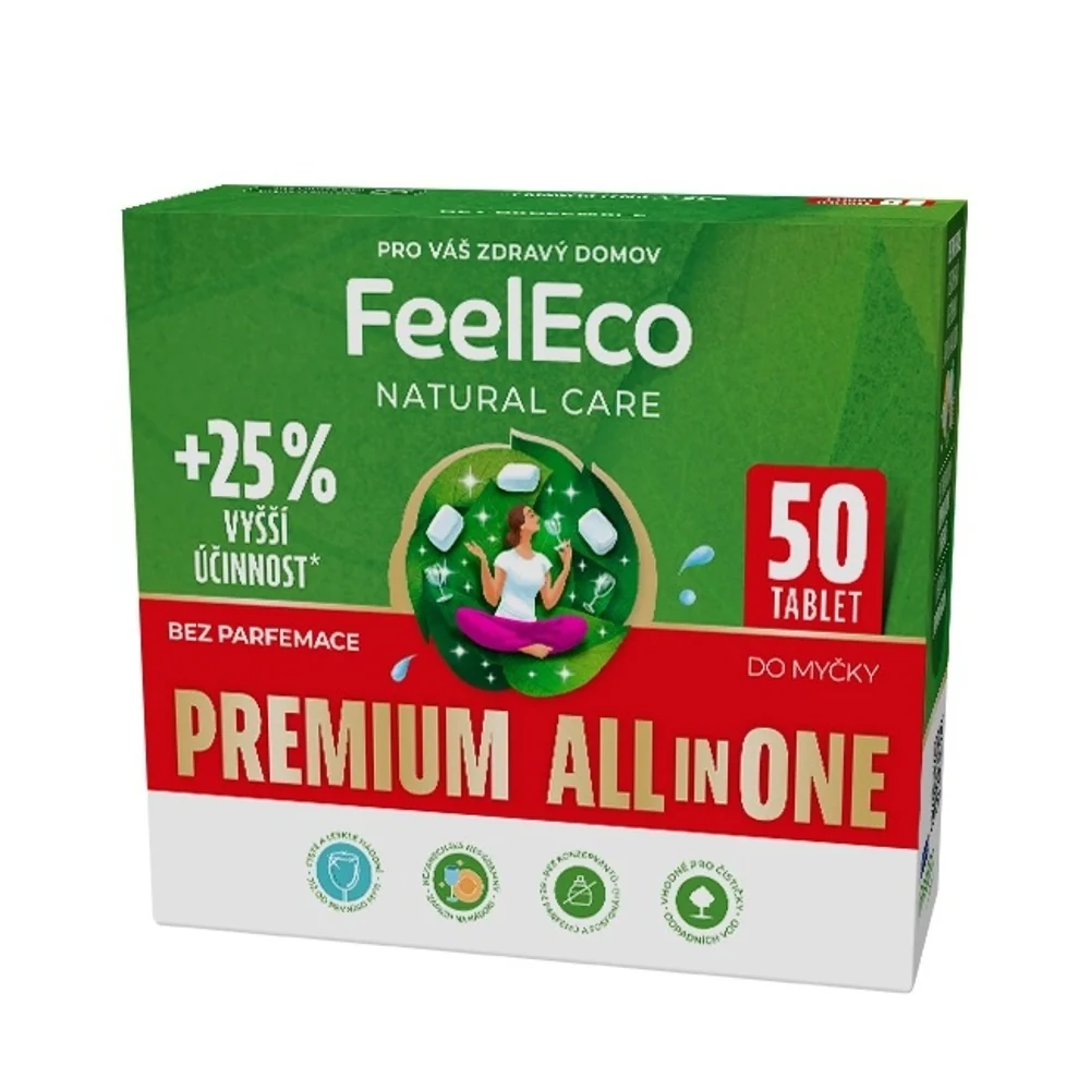 FeelEco Premium All in One tablety do myčky 50 ks